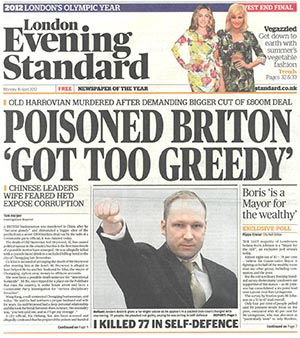 Evening standard Apr 16 12 s